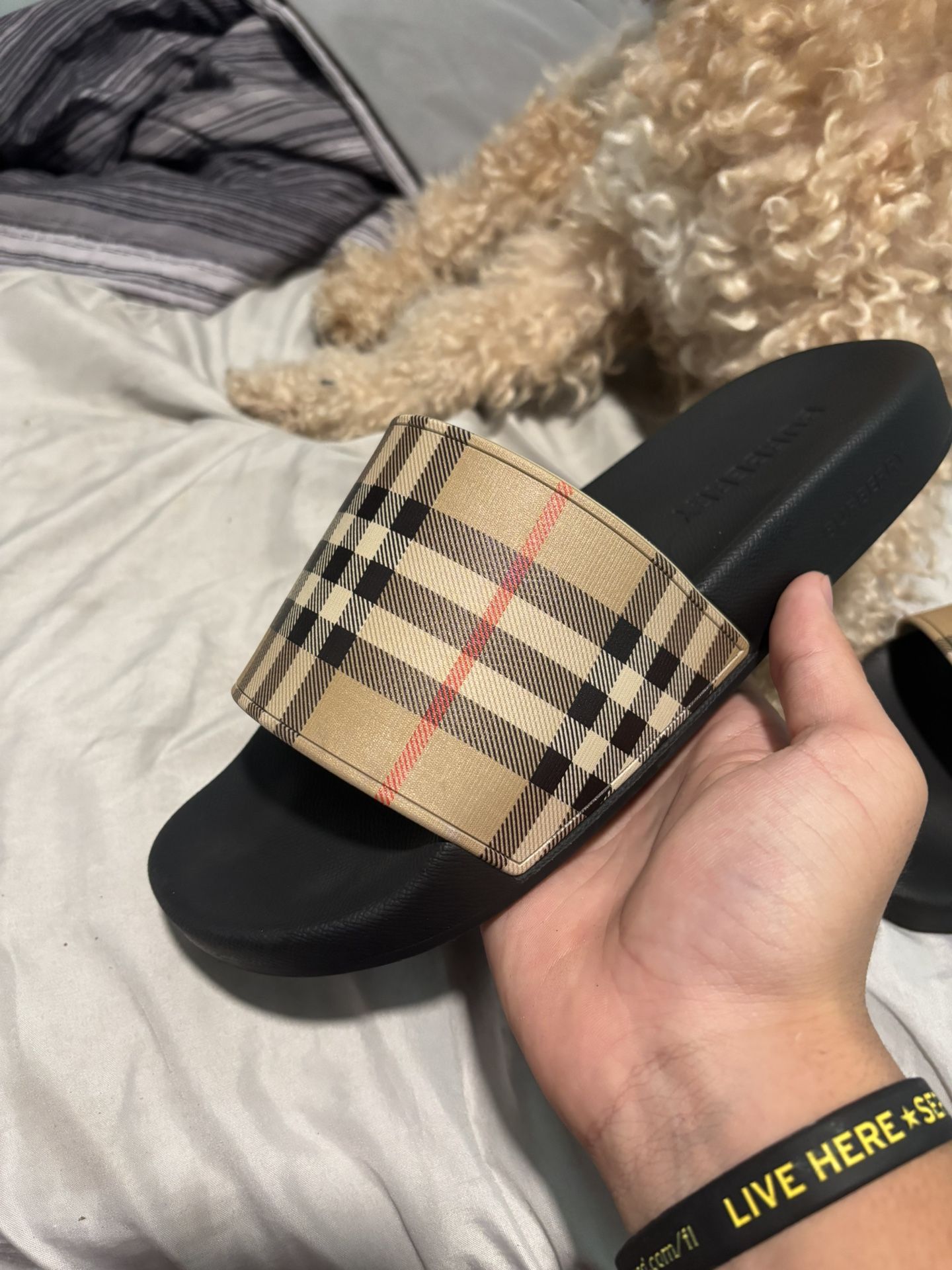 Burberry slides