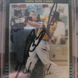 02 Bowman Chrome Shin Soo-Choo RC AUTO!