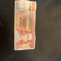 Guatemala Money 10$ Bill 