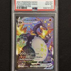 Charizard Shining Fates #SV107 PSA 10