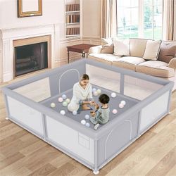 Large Baby Play Pen 79x71” (New in Box)
