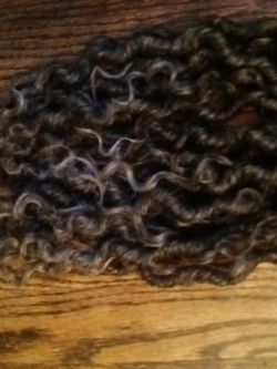 Synthetic Brown Wavey Full Wig