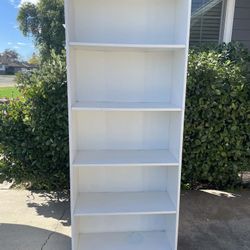 White Bookshelf 