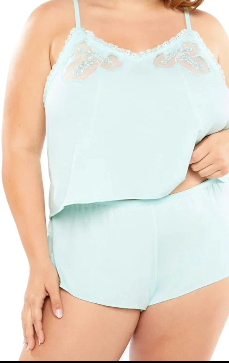 3-Piece Peek a boo Lace Cami Set by Savage x Fenty