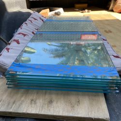 Tempered Glass Shelves 1/4 Inch Thick 6 Total