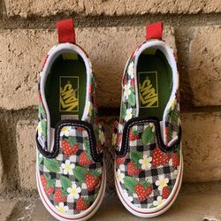 Vans Slip Ons Strawberry Print