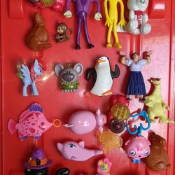 Toys Dolls Bendies Figures Lot 24 Toys Movies Pixar Disney Pez More