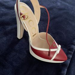 Authentic Gucci Red Heels Size 39