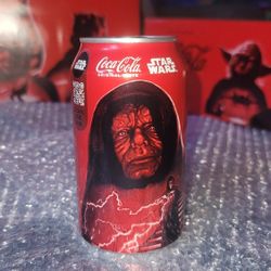 Star Wars Coke Can, Coca-Cola, Emperor Palpatine