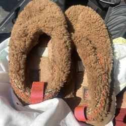 Brown UGG Slide on Slippers Size 9