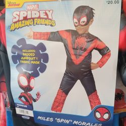 Toddler Boys Spiderman (spin) Halloween costume 