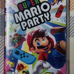 Super Mario Party - Nintendo Switch With Case Tested And Works With Case W256