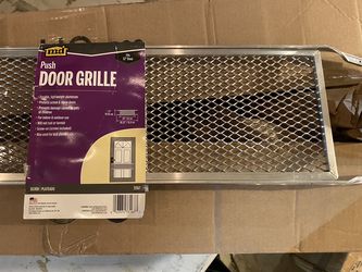 Push door grille