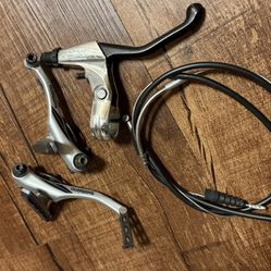 SHIMANO DXR LEVER & V BRAKES