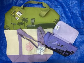 Trader joe large lavender, big and small cooler $34