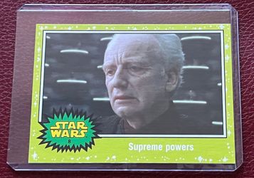 2015 Star Wars Journey To The Force Awakens Green Starfield #8 Supreme powers