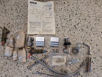 Vintage Kohler Pillows Bidet Faucet with Stacked Handles