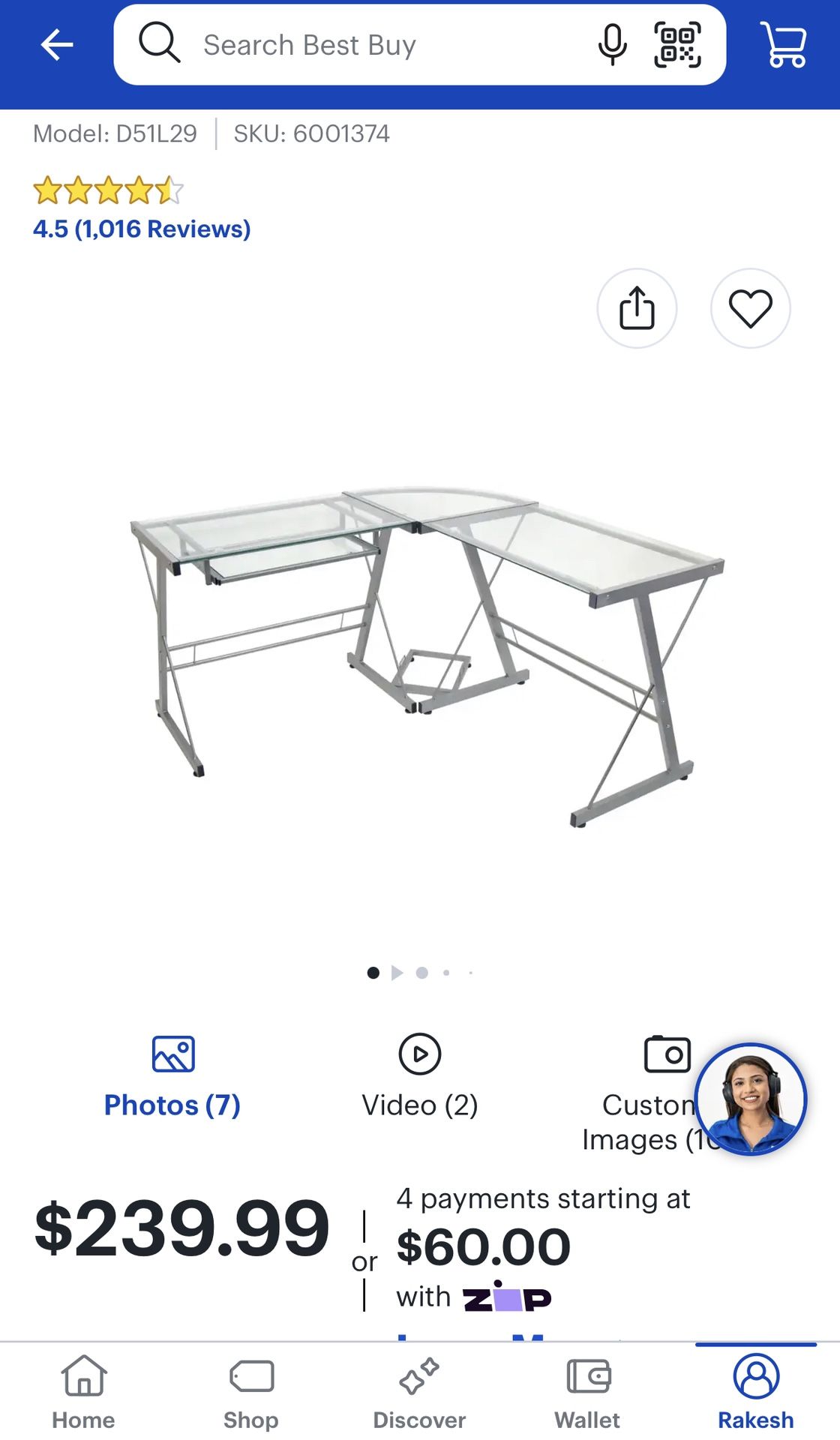 Brand New Computer Desk