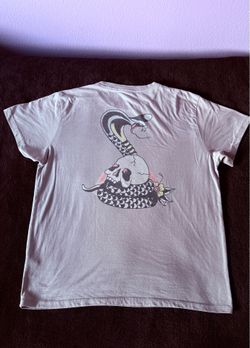 Ed Hardy vintage Y2K Skull cobra snake Graphic gray T-Shirt large