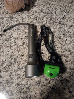 Dorcy headlamp & discover pro led light.