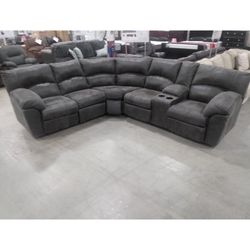 Brand New Reclining Sectional Available For Immediate Delivery