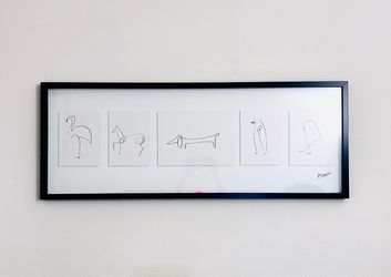 IKEA Framed Art Piece -Excellent Condition41*15.5”