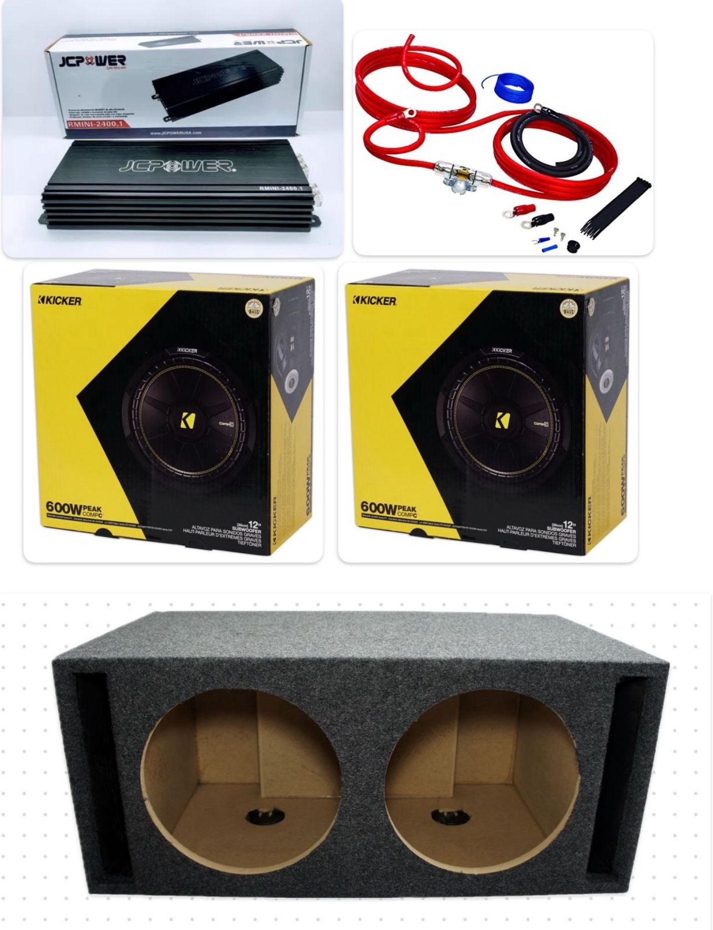 New Bass Package Kicker Comps C 12” Installed