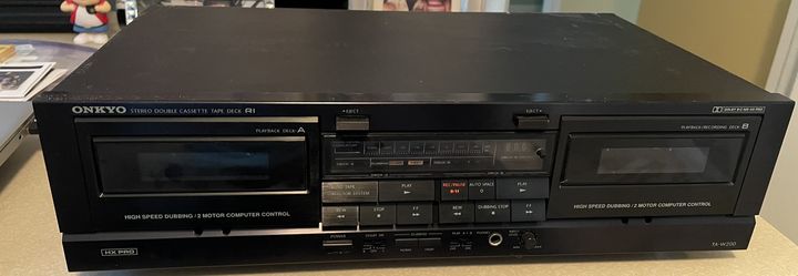 Onkyo Stereo Double Cassette Tape DeckRI TA-W200