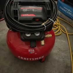 Craftsman Pancake Portable Air Compressor 150 Psi