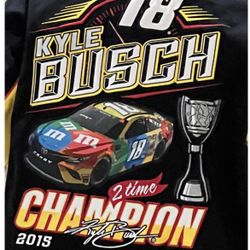 Kyle Busch M&M’s NASCAR 2015/2019 Championship Jacket by JH Design