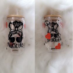 Nurse Life Glass Cup