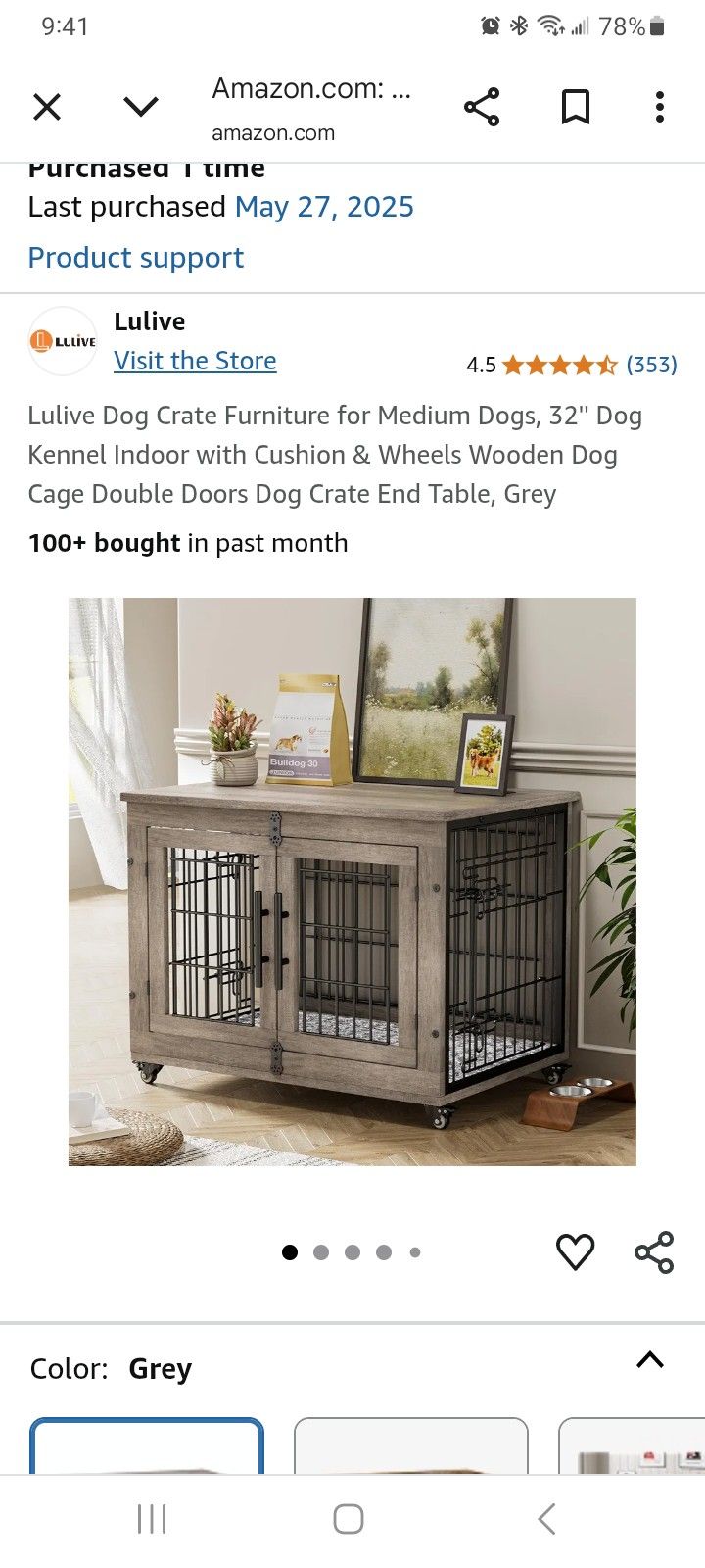 Furniture Dog Cage