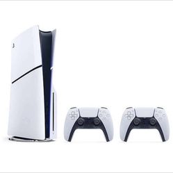 Playstation5 With Seven Gamest wo  Controls And Charger