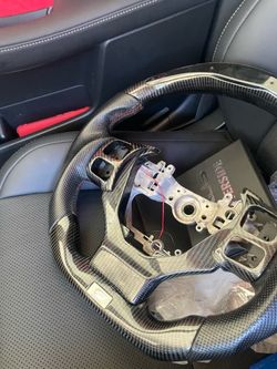 Lexus is carbon fiber steering wheel