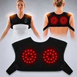 [NEW] Shoulder Vibration Massager / Upper Back Heated Brace