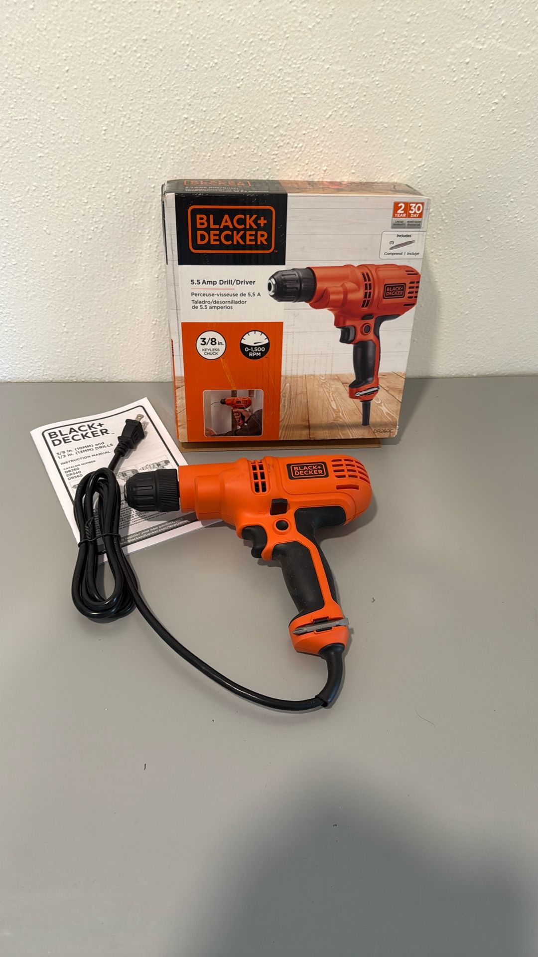 Black & decker 5.5 Amp Drill/Driver