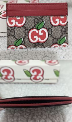 Gucci Apple Print Card Case