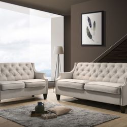 2 Pc Sofa And Loveseat 100 Day Payment Option