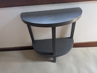 Cute half circle grey table