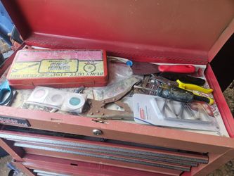 Tool box with tools