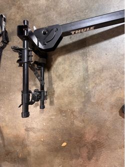 Thule dual bike transport with lock.