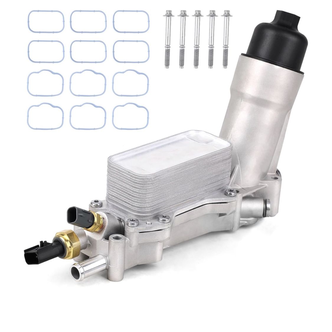 Upgraded Aluminum Engine Oil Filter Housing Oil E(73)