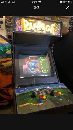 Rampage World Tour Arcade Cabinet