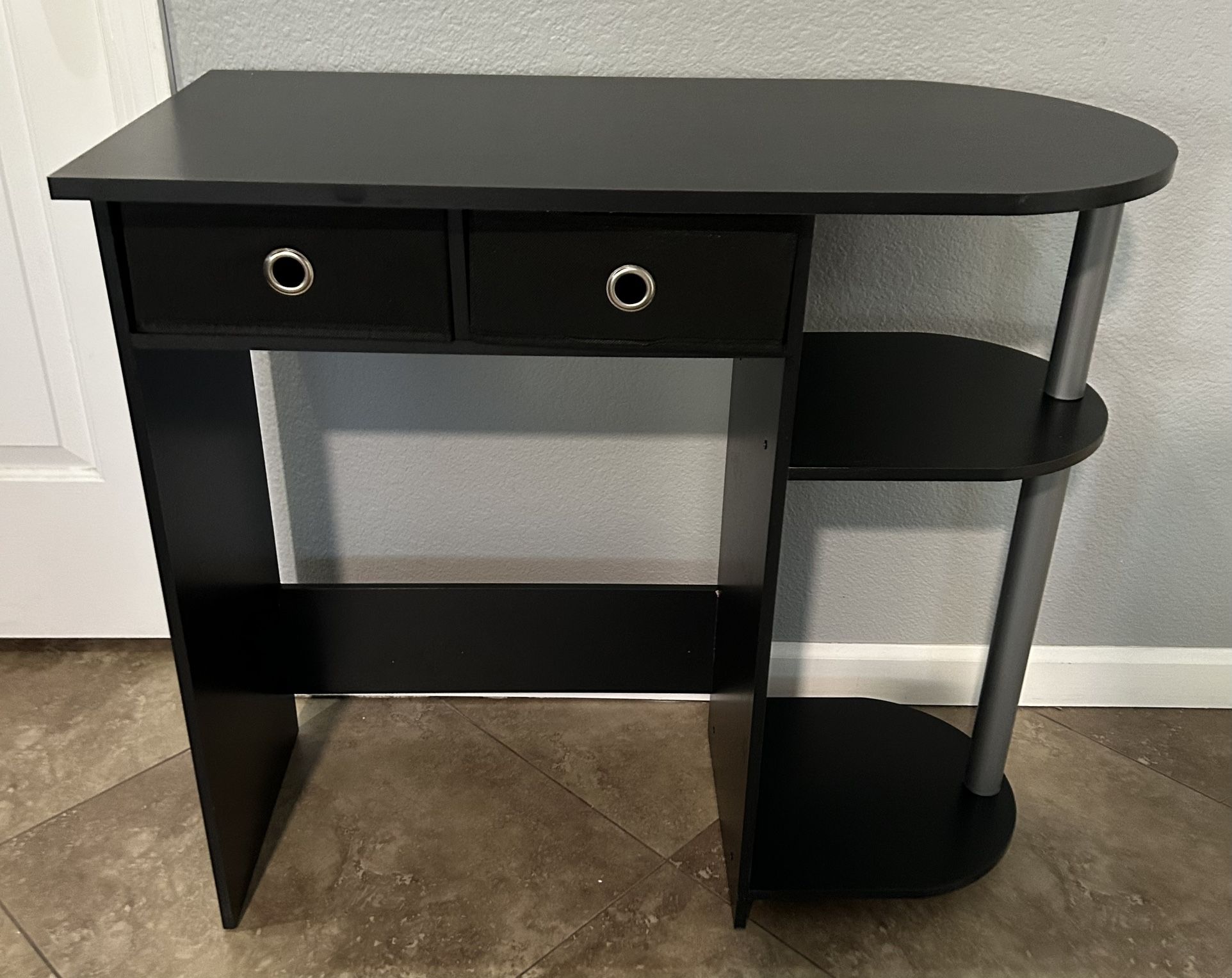 Compact Notebook/Laptop Desk W/ 2 Drawers