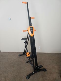 Ancheer Vertical Climber for Home Full Body Workout 2 in 1 Stepper Machine Foldable Climbing Machine Max Load 350lbs