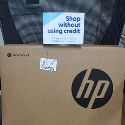 HP ChromeBook 14 Inch New Laptop -  PAYMENTS AVAILABLE ONLY $25 DOWN - NO CREDIT NEEDED 