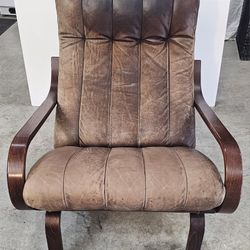 Westnofa Leather "Orbit" Lounge Chair
