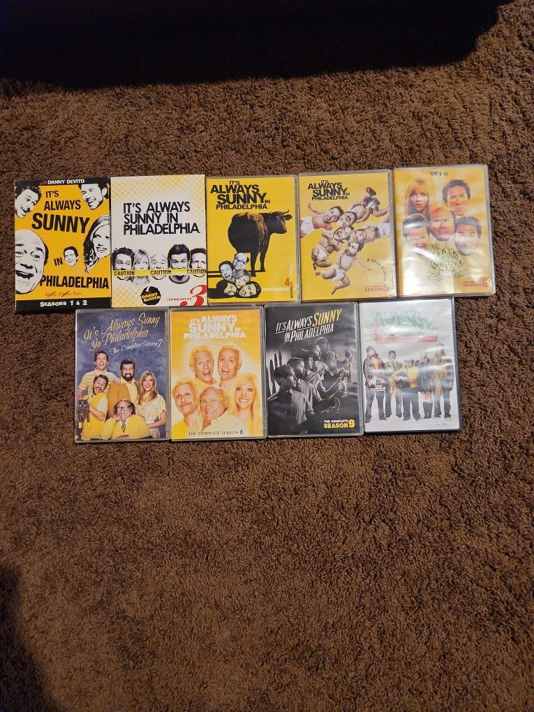 Huge It's Always Sunny In Philadelphia Dvd Lot