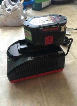 Snap On Charger and 18vbattery