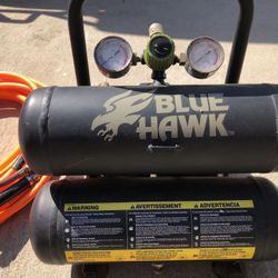 2 Gallon Blue Hawk Air Compressor 